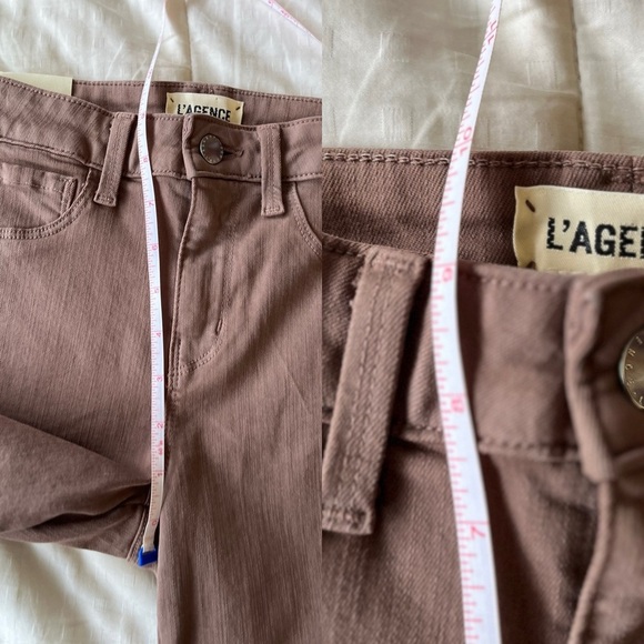 NWT L’Agence Margot High Rise Skinny Jean 24 Pine Bark - Picture 14 of 15